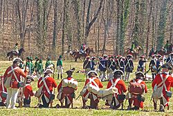 Battle of Guiliford Courthouse 1781 reenactment 13