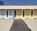 Beach changing rooms in Le Touquet
