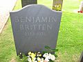 Benjamin Britten grave by Arno Drucker
