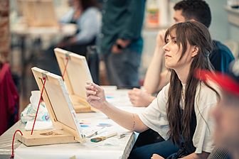 Bob Ross Painting Workshop