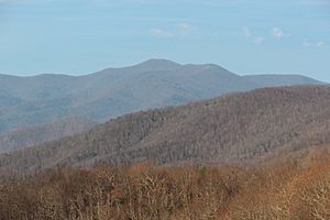 Brasstown Bald viewed from the Russell–Brasstown Scenic Byway