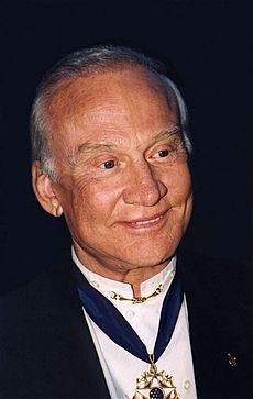 Buzz Aldrin in 2001