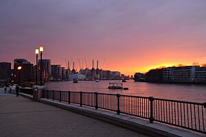 By The River Thames at Vauxhall, London - geograph.org.uk - 5726285