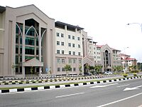 Complete administrative building on the East side of Anak Bukit