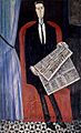 Derain - Portrait of a Man with a Newspaper
