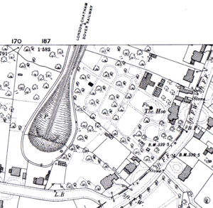 Detail from Upper Sydenham 1894 OS map