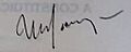 Dr Ulisses Guimarães signed 1988