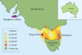 Dromaius distribution