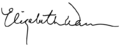 Elizabeth Warren Signature