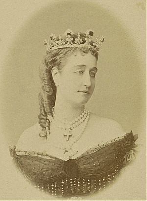 Photo of Empress Eugénie aged 36