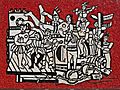 Fernand Léger - Grand parade with red background (mosaic) 1958 made