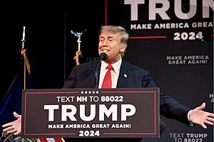 Former President Donald Trump Holds Campaign Rally In Rochester, New Hampshire (53481310366)