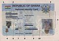 Ghana Card biometric