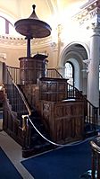 Gibside Chapel interior 2018 - pulpit
