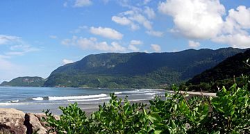 Guaecá - São Sebastião - Brasil, Serra do Mar with Atlantic rain forest - panoramio