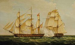 HMS Pearl and Santa Monica Azores, 1779