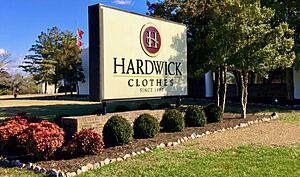 Hardwick Clothes is an American clothing manufacturer headquartered in Cleveland, Tennessee.jpg