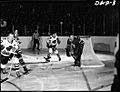 Hockey game, Toronto Maple Leafs vs. Chicago Black Hawks, Maple Leaf Gardens