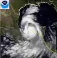 Hurricane Gert visible satellite loop
