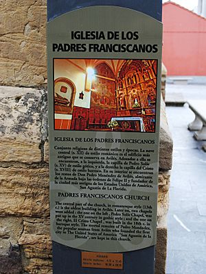 Iglesia de los Padres Franciscanos, cartel