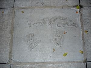 Imogene Coca (handprints in cement)