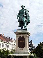 István Széchenyi statue in Sopron z01