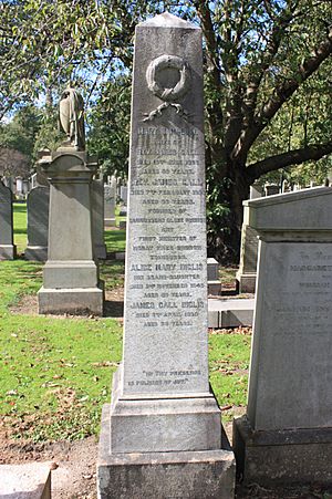 James Gall's grave, Grange Cemetery