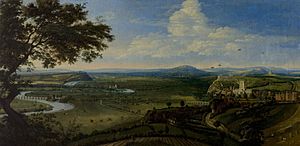 Jan Siberechts - View of Nottingham from the East