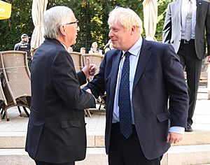 Johnson meets with Junker in Luxembourg