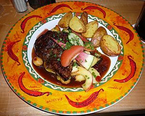 Kangaroo steak