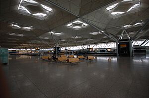 London Stansted Airport main hall 1