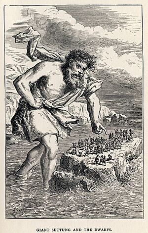 Louis Huard - Giant Suttung and the Dwarfs