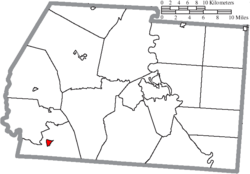 Location of Bainbridge in Ross County