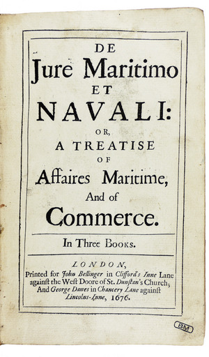 Molloy - De jure maritimo et nauali, 1676 - 273