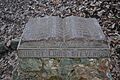 Monument on the site of Robert Louis Stevenson's cabin in Robert Louis Stevenson State Park