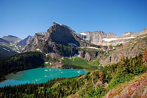 Mount Gould from Grinnell Glacier Trail 2