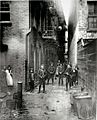 Mullen's Alley, New York, by Jacob Riis