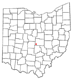 Location of Pataskala, Ohio