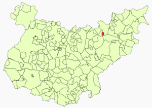 Location in Badajoz