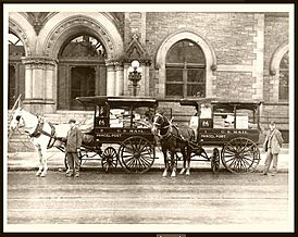 Parcel Post delivery wagons 1913