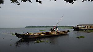 Pathiramanal island - view from muhamma