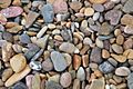 Pebbles on beach at Broulee -NSW -Australia-2Jan2009