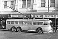 Perth trolleybus number 22 (side) - 1949