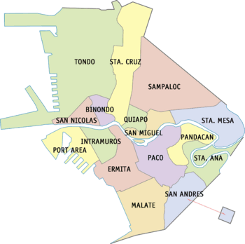 Ph fil manila districts