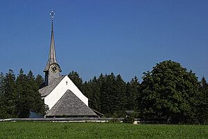 Picswiss BE-94-01 Kirche von Würzbrunnen (Röthenbach) - "Gotthelf-Kirche"
