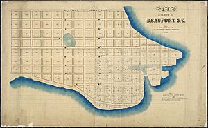 Plan of the City of Beaufort, S.C., as allotted by U.S. Tax Commissioners for the District of South Carolina... - NARA - 305619