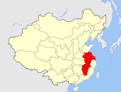 Qing Dynasty Liangjiang map 1911