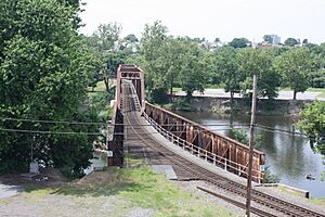 Railroad Bridge over Lehigh River, Fountain Hill, PA