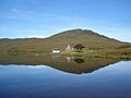 Ruin and Boathouse on Loch a' Bhraoin - geograph.org.uk - 241372