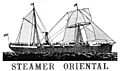 Sailing Steamer Oriental